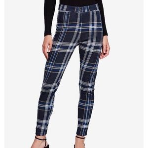 NWT Free People plaid pants